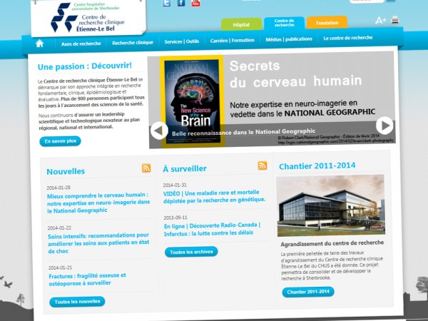 Site web - CRC Etienne-Le Bel