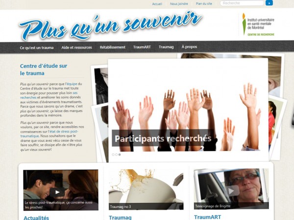 Site web - Plus qu'un souvenir